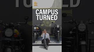 Royal Enfield Motorcycle Display &amp; Student Engagement | Sanskriti University