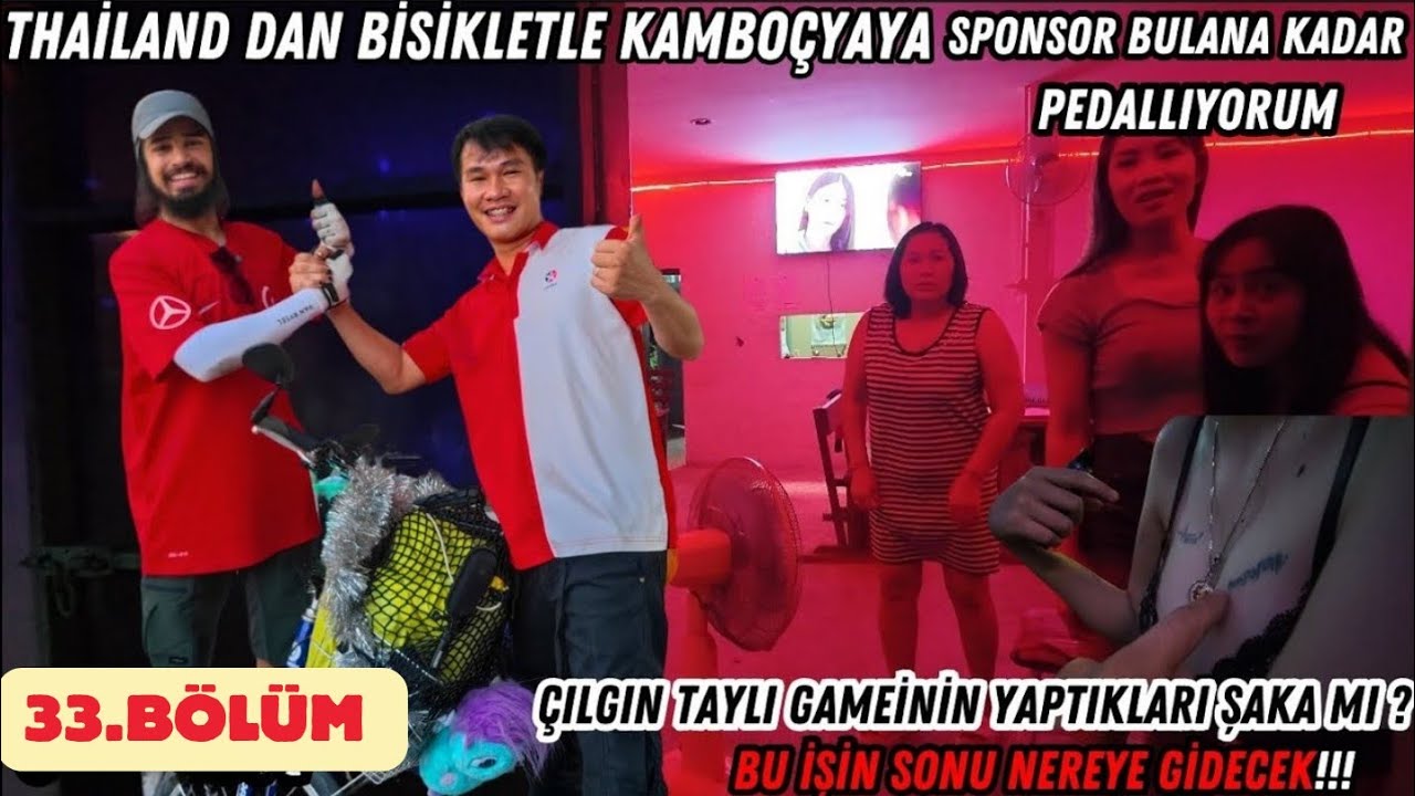 Misafire de  bu kadarı pess | Bisikletle Tayland'dan kamboçya'ya gidiyorum | Bisikletle dünya turu