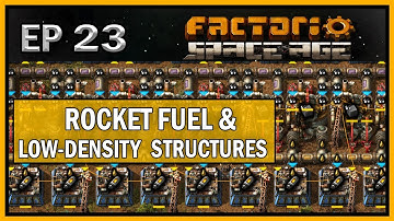 Rocket Fuel & Low-Density Structures | FACTORIO SPACEAGE-Ep 23 #factorio #factorioletsplay #spaceage