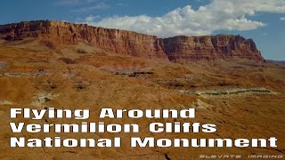 Rare Aerial View of Vermilion Cliffs National Monument - 2020 4K