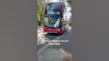*Calm driver* Assault Alarms from 11055 #bus #fortheloveofbuses #alarm