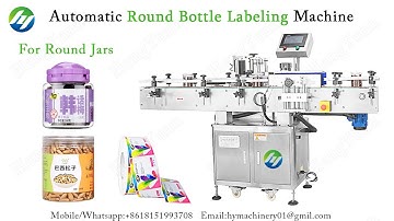 Automatic Round Bottle Labeling Machine