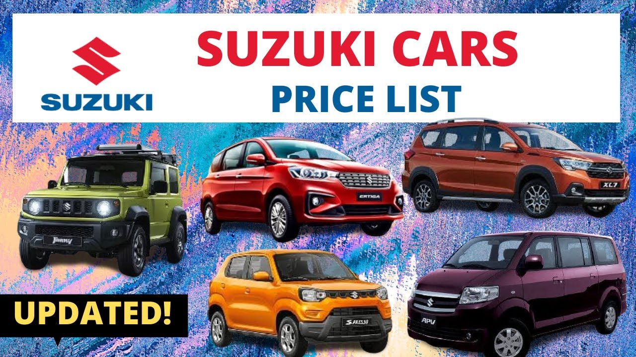 Suzuki Cars Price List In Philippines Brand New And Second Hand 