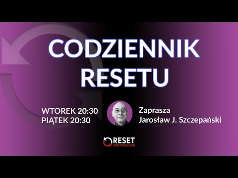 #CodziennikResetu Jarosław J. Szczepański
