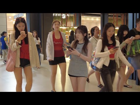 There are many beauties in shopping malls in Bangkok | 曼谷的商场美女多 | 방콕 쇼핑몰에는 미인이 많아요