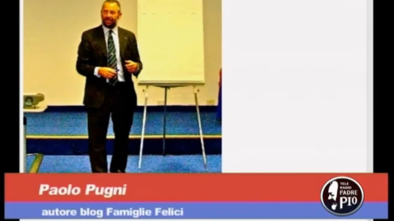 Paolo Pugni autore del blog "famigliefelici" ai microfoni di Tele Padre Pio
