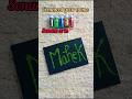 Mahek Name Art ✨ Beautiful Glitter Name Writing #shorts#glitternameart #nameart #art #ytshorts#craft