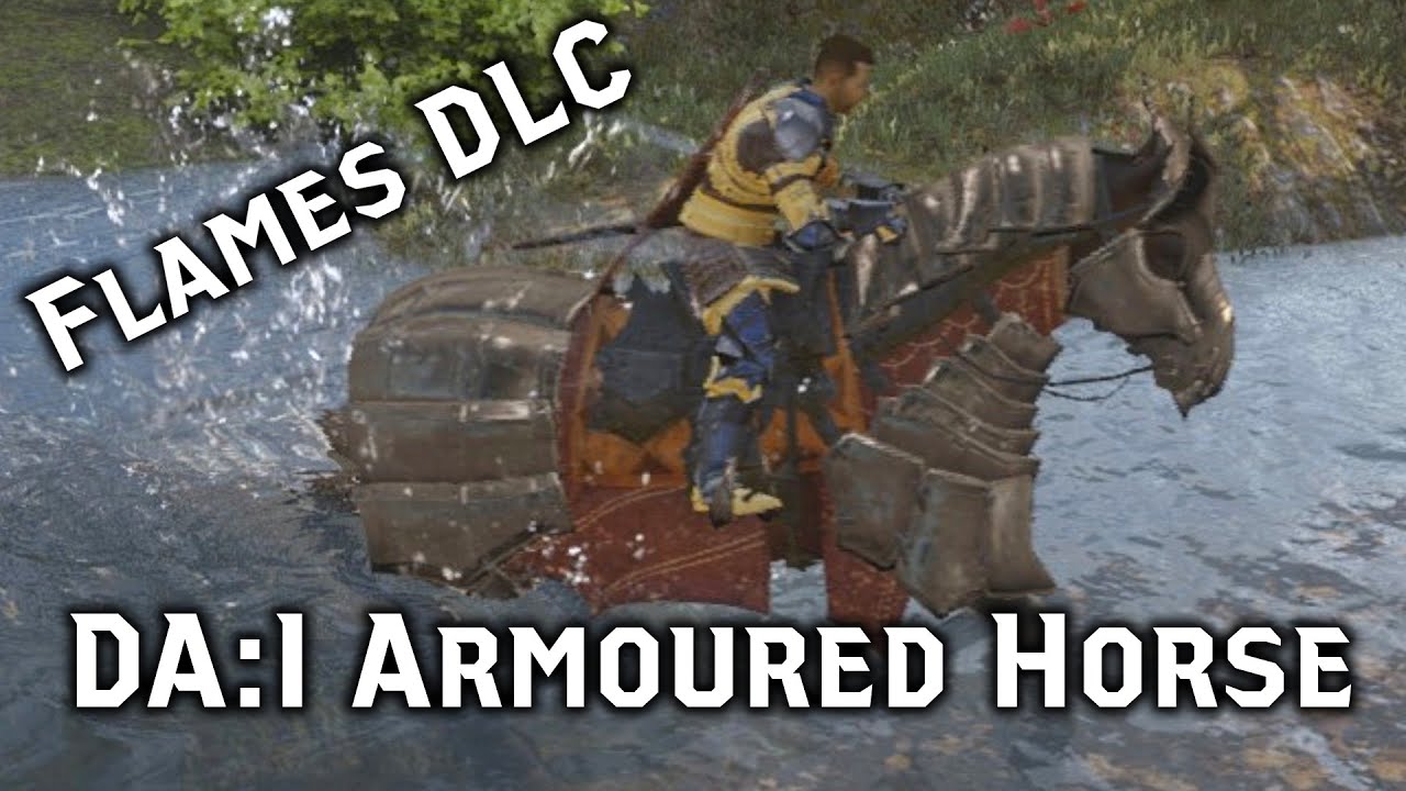 Dragon Age INQUISITION Armoured Horse Mount Flames of the Inquisition