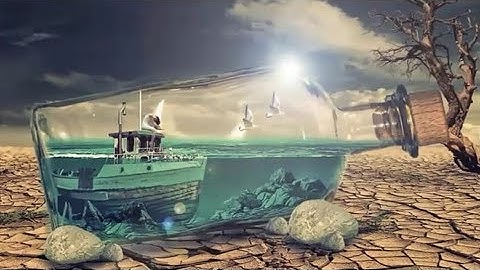 KS Editz underwater effect in bottle  photoshop manipulation tutorial cs6 cc  (720 X 1280)  New 2018