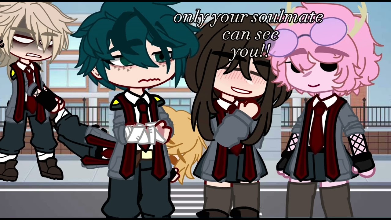 Pov: Only your soulmate can see you - meme/trend ||izuocha - Dekuraka/ DKUK || Bnha - mha |