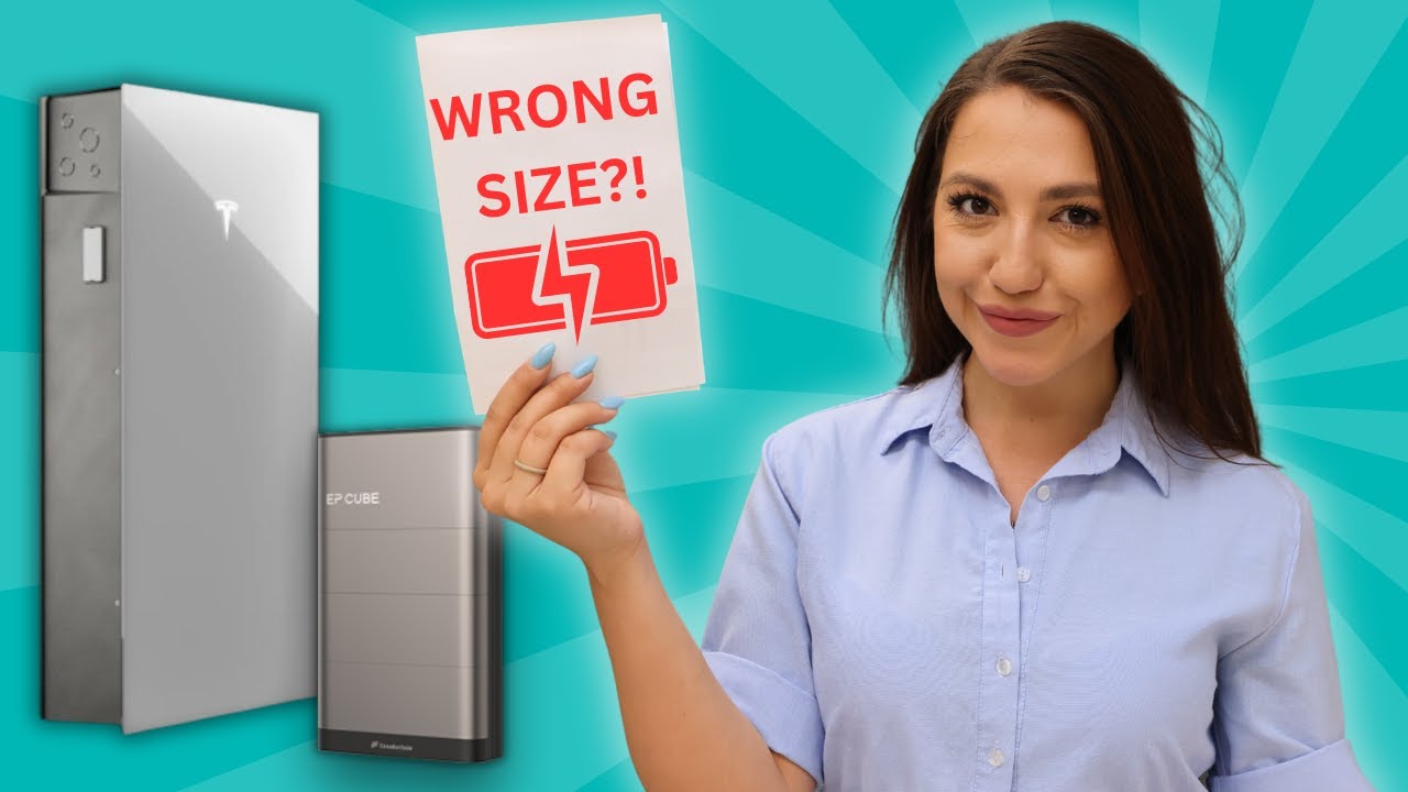 Most People Size Their Home Battery Wrong | Here's How - YouTube