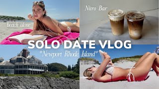 SOLO DATE VLOG spend a day alone in newport rhode island