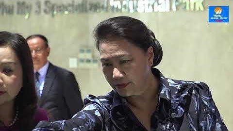 Chủ tịch Quốc hội Nguyễn Thị Kim Ngân làm việc với Tổng Công ty Tân Cảng Sài Gòn