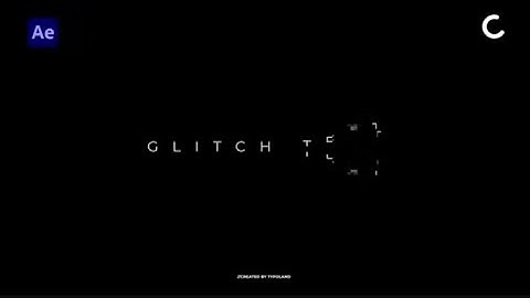 Glitch Text Animations 35963685 | After Effects Project Files | Videohive