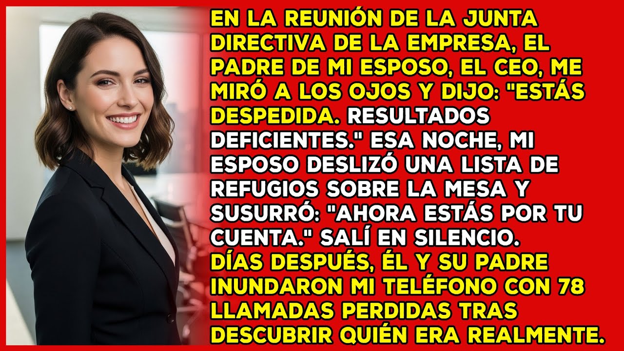 Mi suegro, el CEO, dijo: 