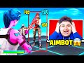 Jai troll un streamer toxique avec des hacks sur fortnite 