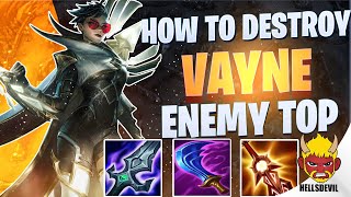 WILD RIFT | How To DESTROY The ENEMY With Vayne Top | Challenger Vayne Gameplay | Guide & Build
