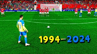 Free Kicks From Fifa 1994 To 2024