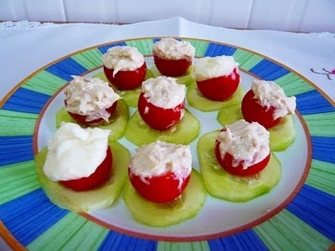 Video: Tomates Cherry Rellenos