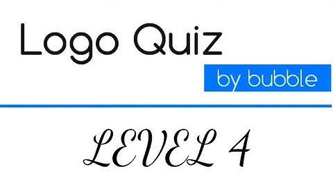 Logo Quiz by bubble (Level 4)