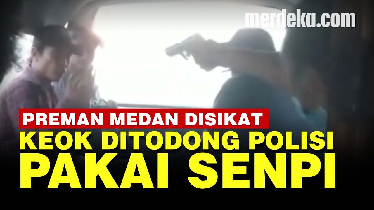 Preman Tengil di Medan Masuk Jebakan Polisi, Palak Pakai Obeng Keok Ditodong Senpi