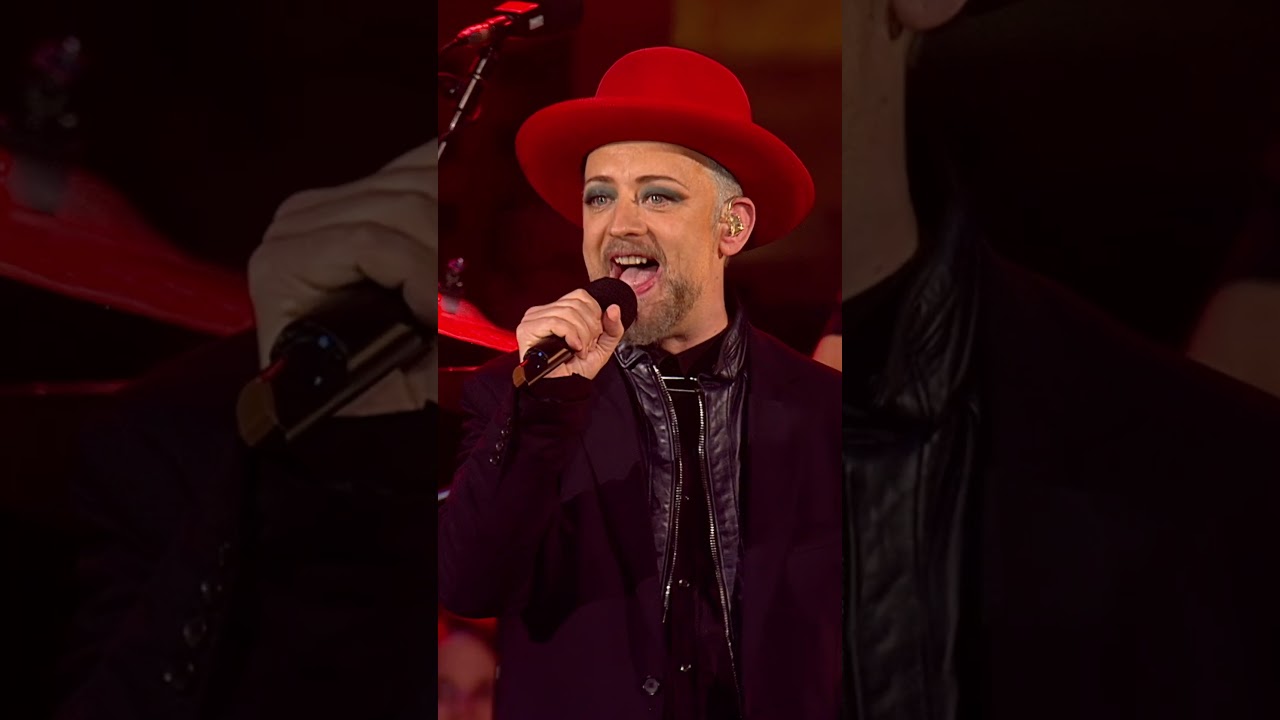 @CultureClubOfficialperforming 'Karma Chameleon' live at the Edinburgh Castle! #cultureclub #short