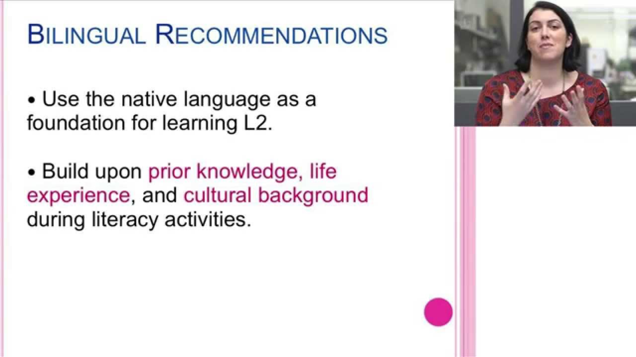 Reading Development Module 8: Bilingual Considerations - YouTube