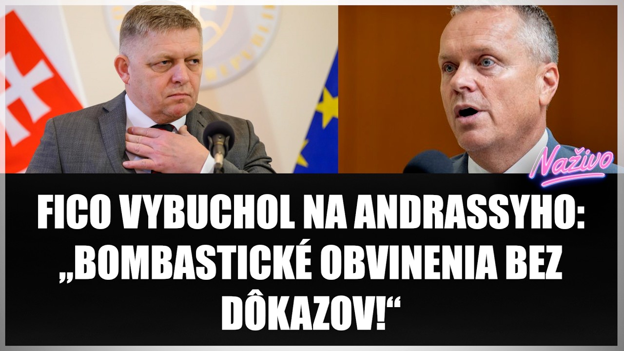 FICO VYBUCHOL NA ANDRASSYHO: „BOMBASTICKÉ OBVINENIA BEZ DÔKAZOV!“ Ďalšia korupčná kauza na stole?!