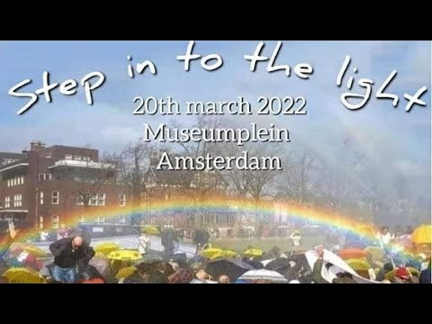 Museumplein herdenking protest (insluiting ME  Leidsekade) Amsterdam (20-3-2021) 20-3-2022