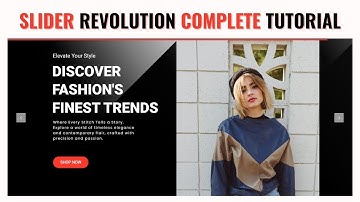 Complete SLIDER REVOLUTION Tutorial for Beginners | Step by Step tutorial | Wordpress Elementor 🔥🔥🔥