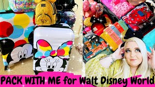 Pack With Me For Walt Disney World Florida 2022 | Family Disney vacation tips and must haves