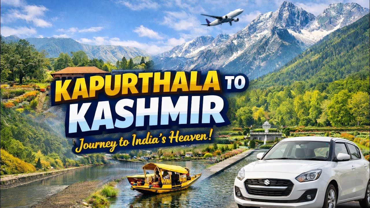 Family Road Trip to India’s Heaven – Kashmir! 🚗🏔️ || Kashmir || Mountains || ft occasional escapes