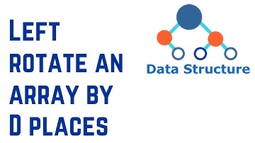 Left rotate an array by D places
