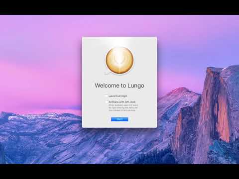 Lungo - Welcome screen