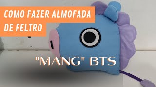 Como fazer feltro do Bts - Mang