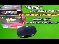 Cara mengaktifkan fitur ews di stb tv digital