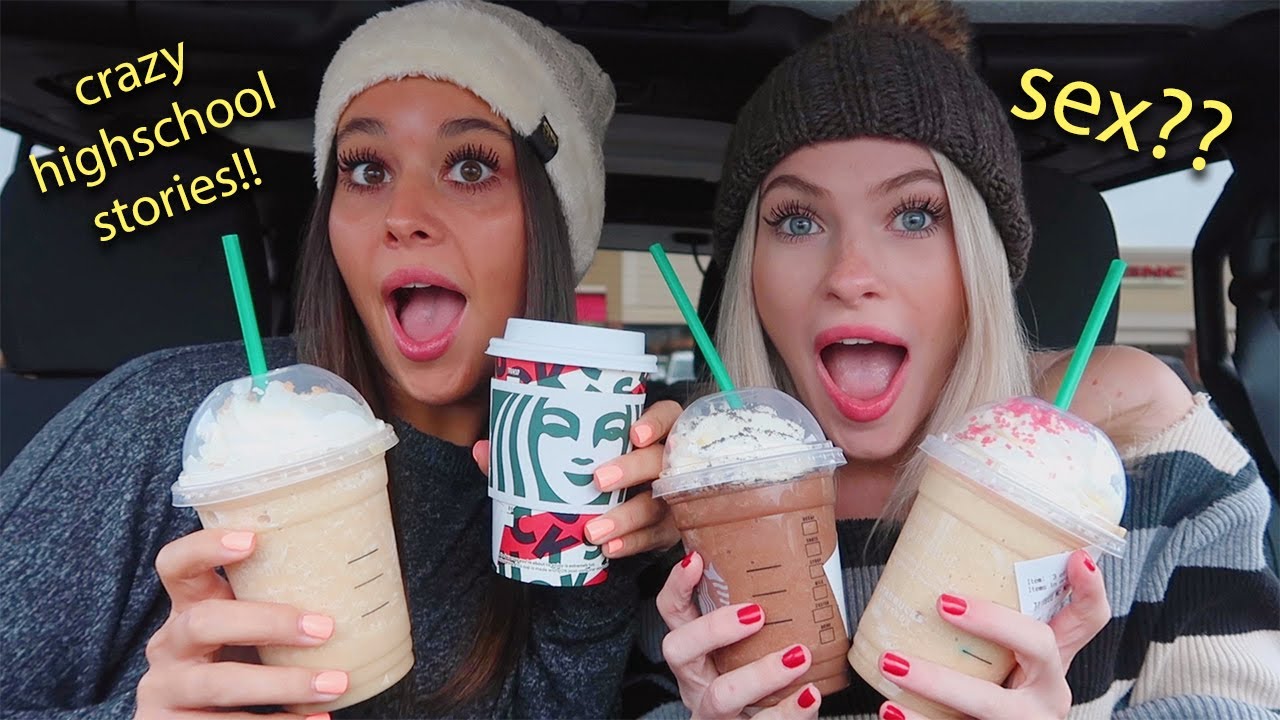 JUICY Q&A w/ my BEST FRIEND while trying Starbucks holiday drinks!!!!