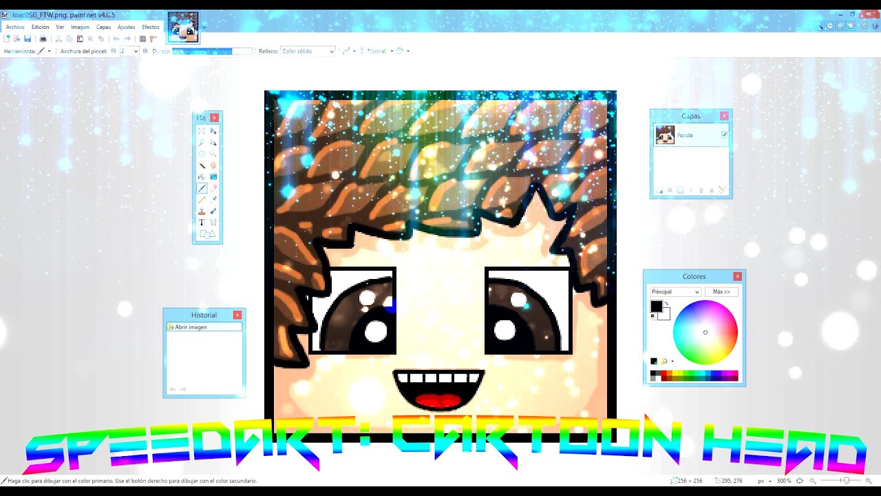 Speedart: Minecraft Cartoon Head [Joac0SG_FTW]