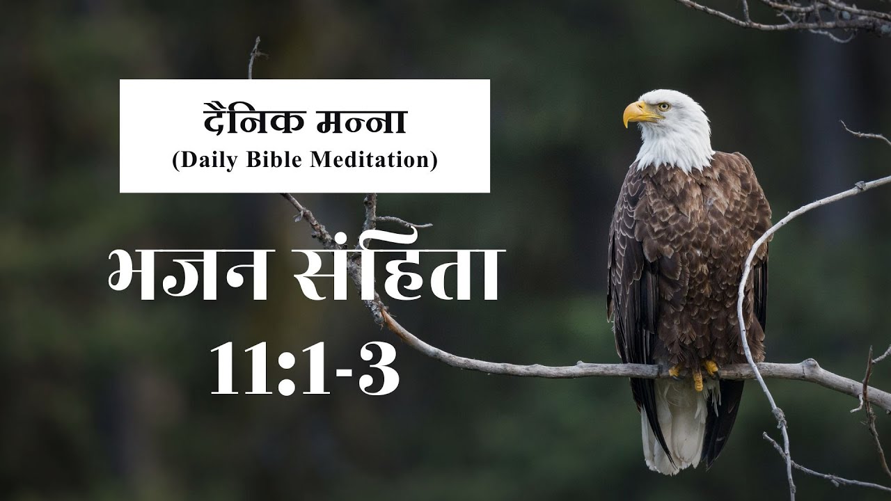 भजन संहिता 11:1-3 | मेरा भरोसा परमेश्वर पर है | दैनिक मन्ना