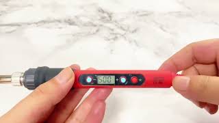 80W Soldering iron kit adjustable temperature LCD solder welding to