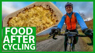 Good food after cycling | Leek and Lentil Bake