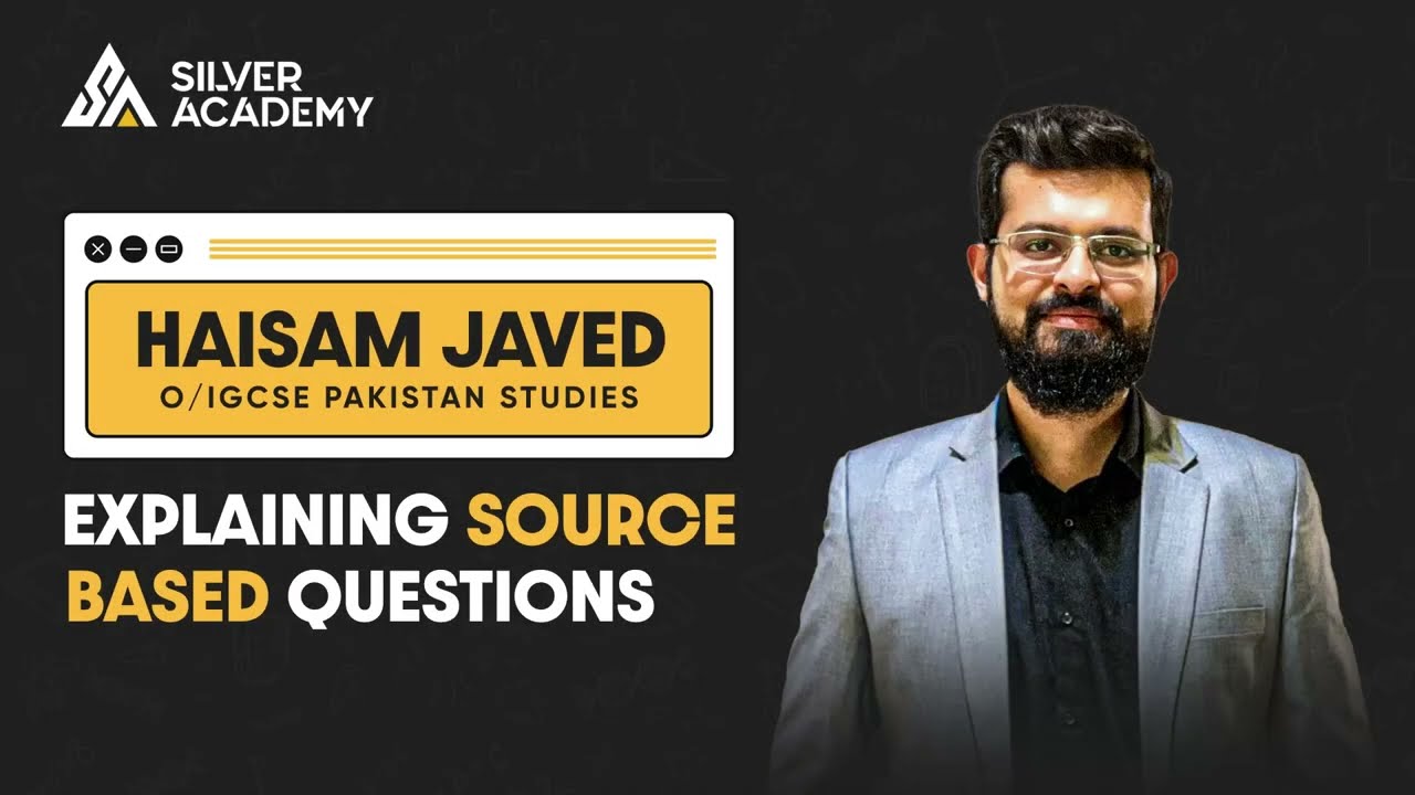 O Level (GCSE/IGCSE) Pakistan Studies | Source Based Past Paper Question Part 1 | Sir Haisam Javed