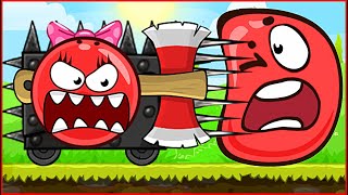МАШИНА С ТОПОРОМ И ШИПАМИ ! Девочка шар против Красный Шарик ! Игра Red Ball 4 для детей от Спуди ! МАШИНА С ТОПОРОМ И ШИПАМИ ! Девочка шар против Красный Шарик ! Игра Red Ball 4 для детей от Спуди !