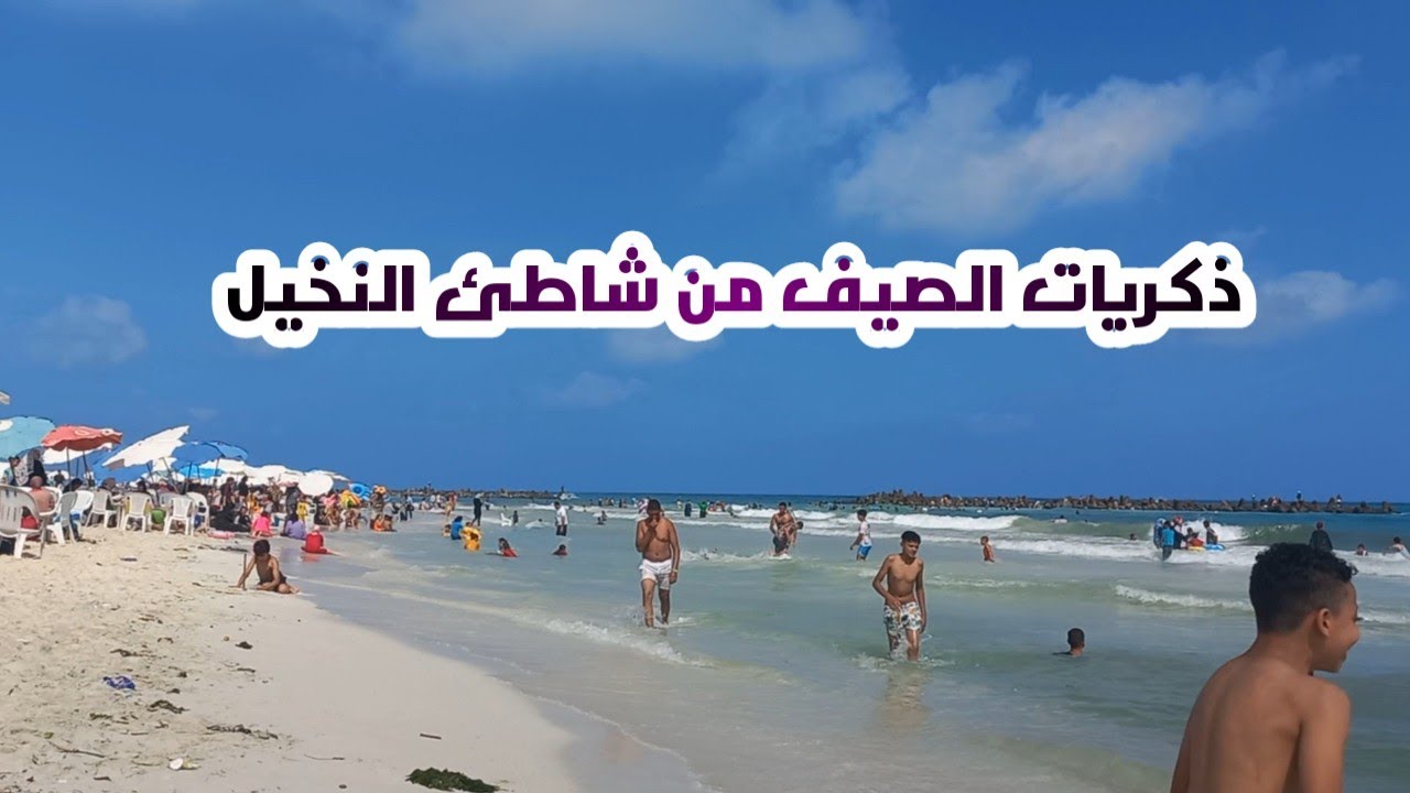 ذكريات الصيف من شاطئ النخيل 