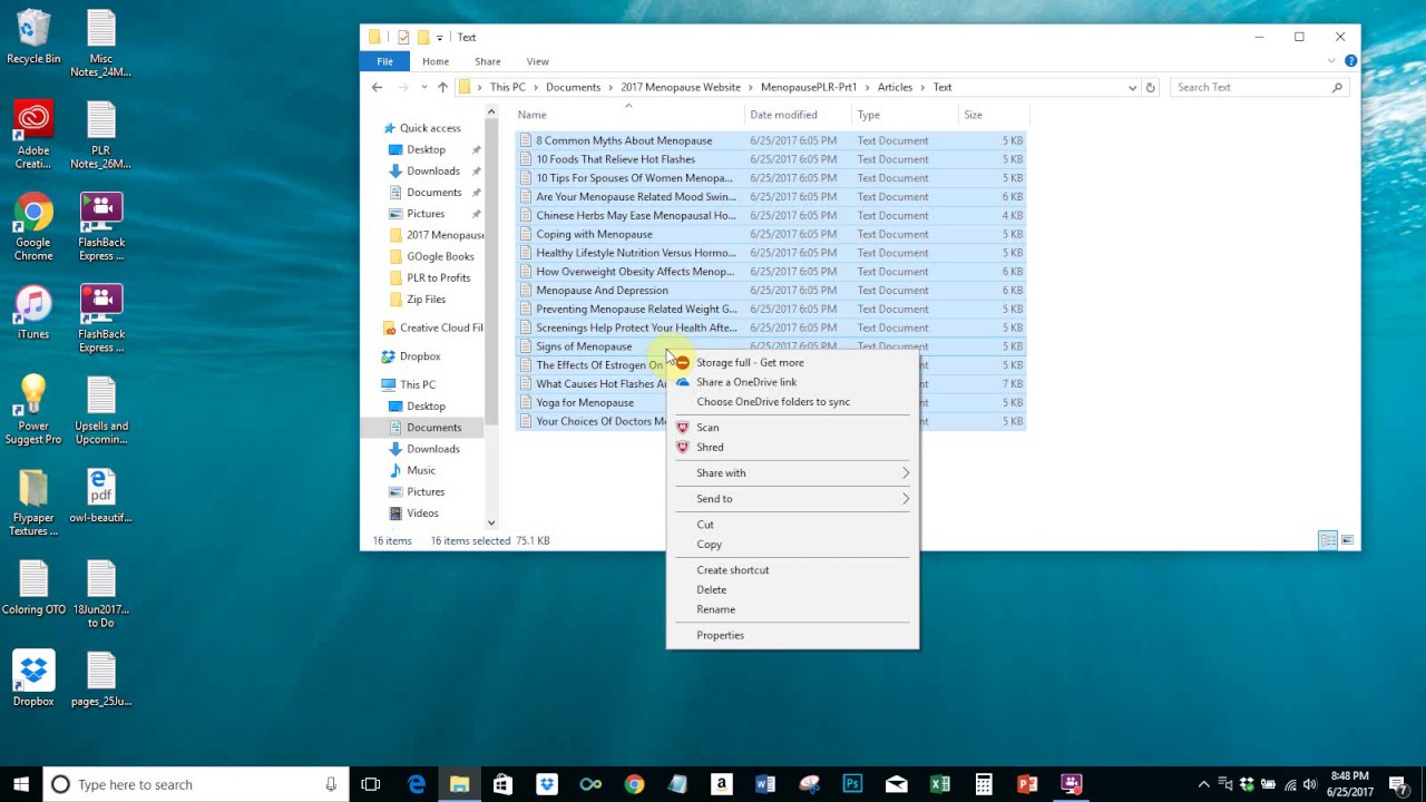 Windows 10 Zip File Making a Zip File Windows 10 - YouTube