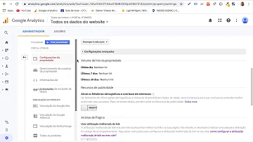 O que é o nome da propriedade no Google Analytics?