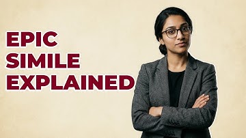 What Defines an Extended Epic Simile in Literature?