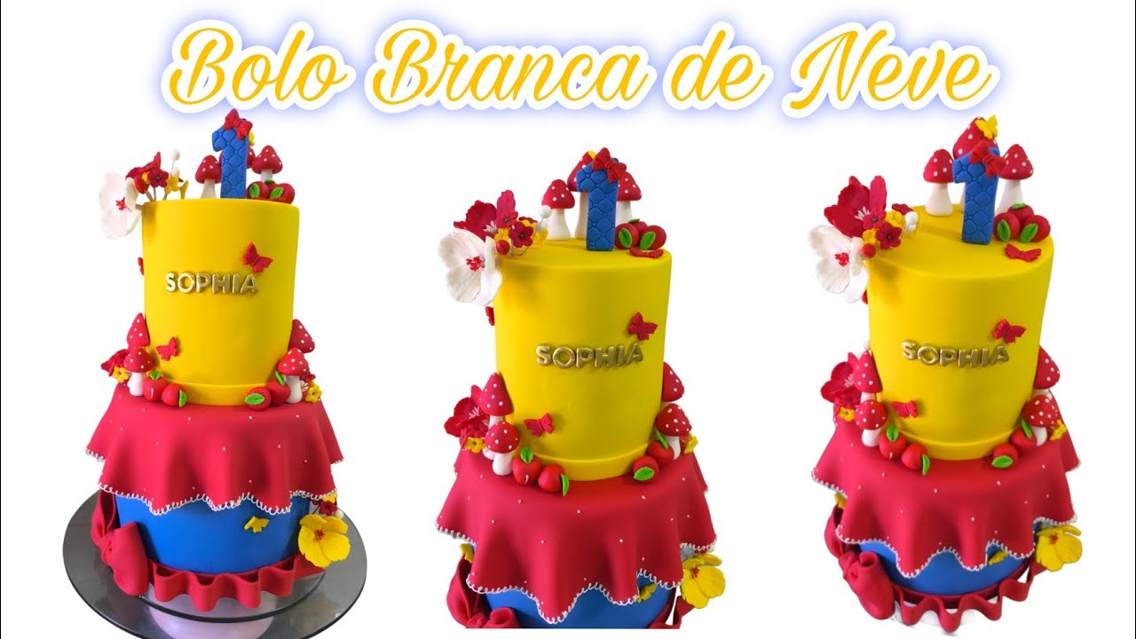 BOLO BRANCA DE NEVE