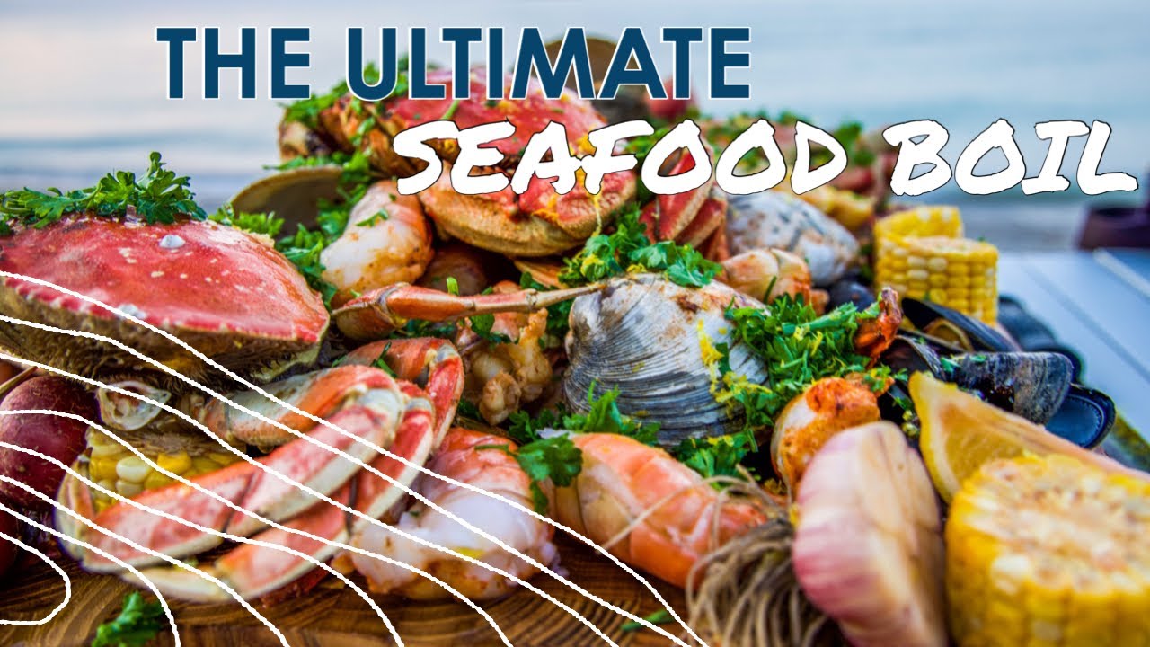 We used A PLANE to find the best spot for a seafood boil!!! (Beach side