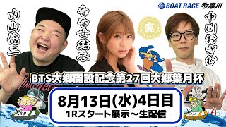どちゃんこTV【BTS大郷開設記念第27回大郷葉月杯：開催4日目】8/13（水）